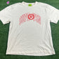 Supervsn White 'Arch Logo' Men's T-Shirt (USED) - Size XL