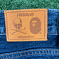 Bape X Mastermind 11th Anniversary Indigo Denim Pants Size Large (MSRP: $680)