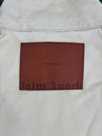 Palm Angels Dirtybull Mulholland Beige Denim Jacket Size Medium (MSRP: $925.00)