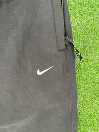 Nike Men's Solo Swoosh Cuffed Black Fleece Sweatpants Size XL