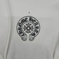 Chrome Hearts Miami Horseshoe Logo White Hoodie Size Large