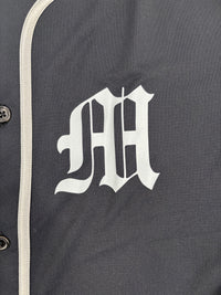 Mastermind World Black Baseball Jersey Size Large (MSRP: $888.00)