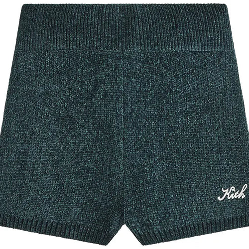 KITH Women's Mica Sweater Shorts - Dark Green L MSRP: $150