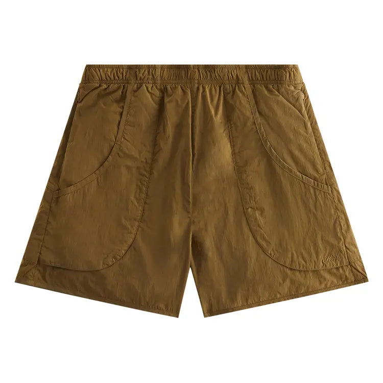 KITH Women's Devan Wind Short - BROWN M (MSRP: $145)