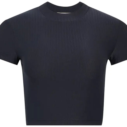 Kith Women's Mulberry Iii Pointelle Tee - Blk L (MSRP: $110)