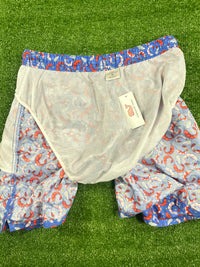 Vineyard Vines 'Shrimps' Printed Men's Blue Swimtrunks - Size Medium