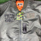 Bape X OVO Dark Green MA-1 Bomber Jacket Size XXL