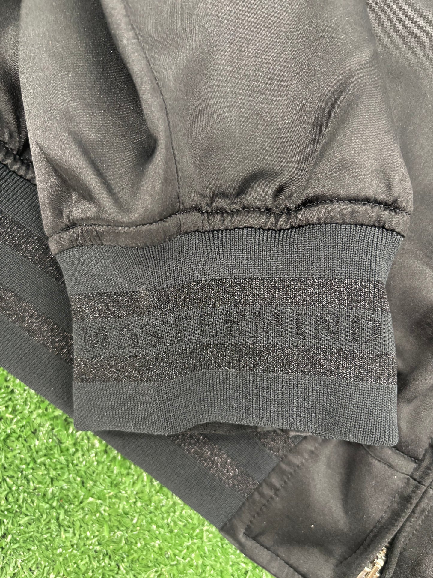 Mastermind World Black Silk Bomber Jacket Size Large (MSRP: $4,900)