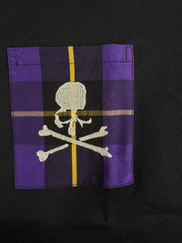 Mastermind Vs. Bape Purple Color Check S/S T-Shirt Size Small