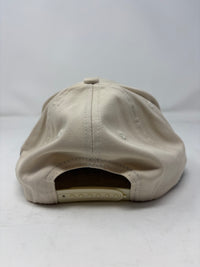 Central Hype Embroidered Rose Logo Beige SnapBack Hat