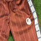 BAPE Text stripe Jersey Track Pants Size Large