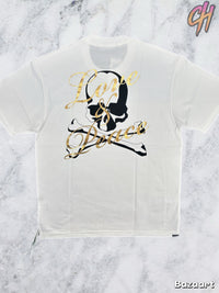 Mastermind World 'Love & Peace' White T-Shirt Size Medium (MSRP: $889.00)