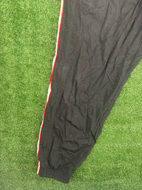 Vintage Nike Court Logo Black Windbreaker Pants Size Large