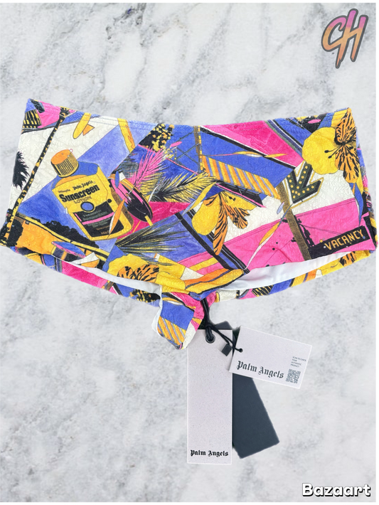 Palm Angels Women's Miami Mix Bikini Culotte Bottom Size Large