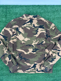 Palm Angels Camouflage Cargo Pocket Military Jacket Size 50