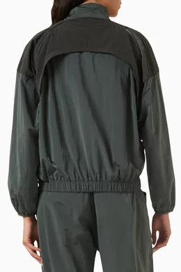 Kith Women's Alva Convertible Nylon Track Jacket - Dark Grey M MSRP: $255