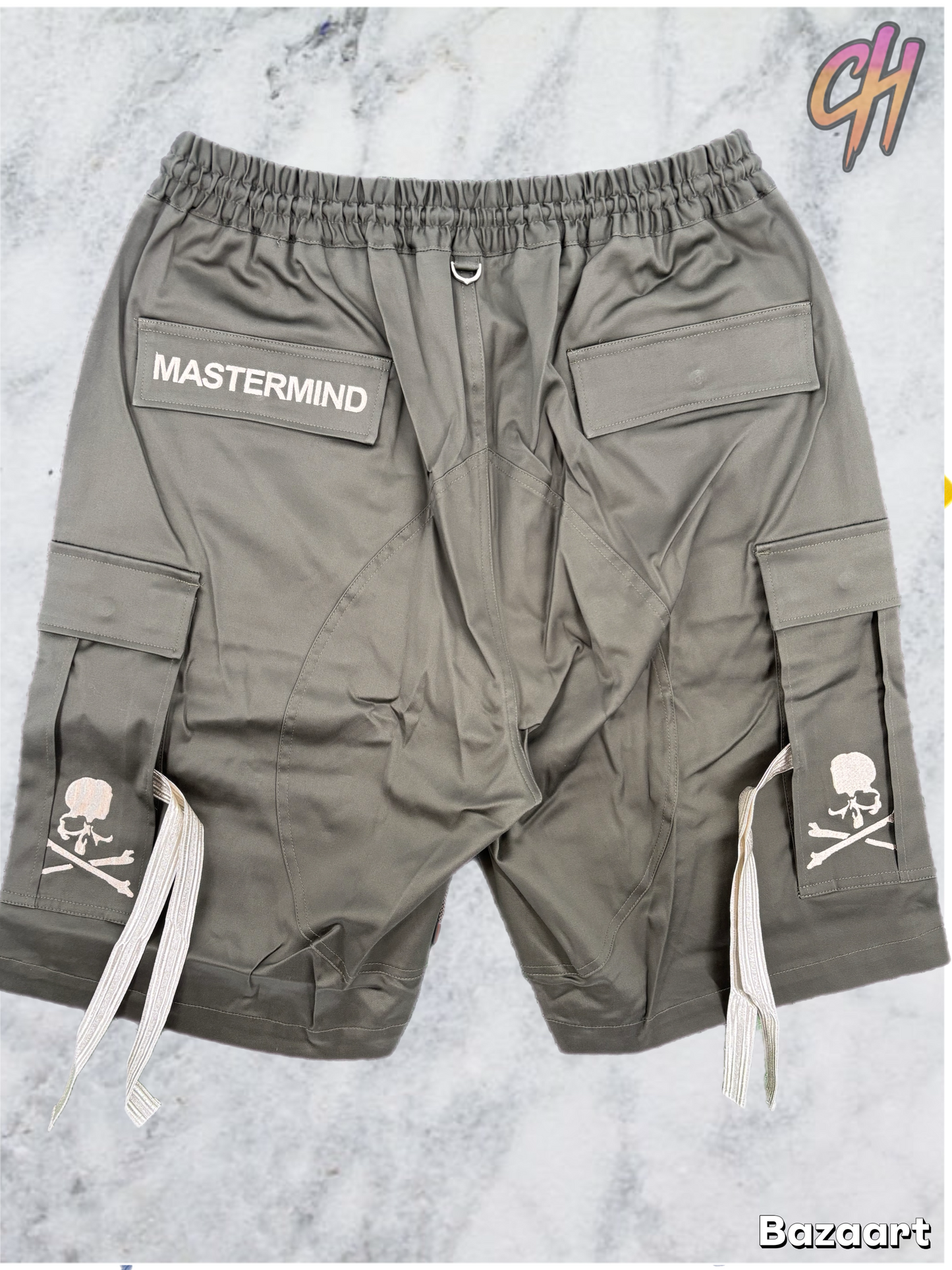 Mastermind Masterseed Green Cargo Shorts Size Medium (MSRP: $1,608)