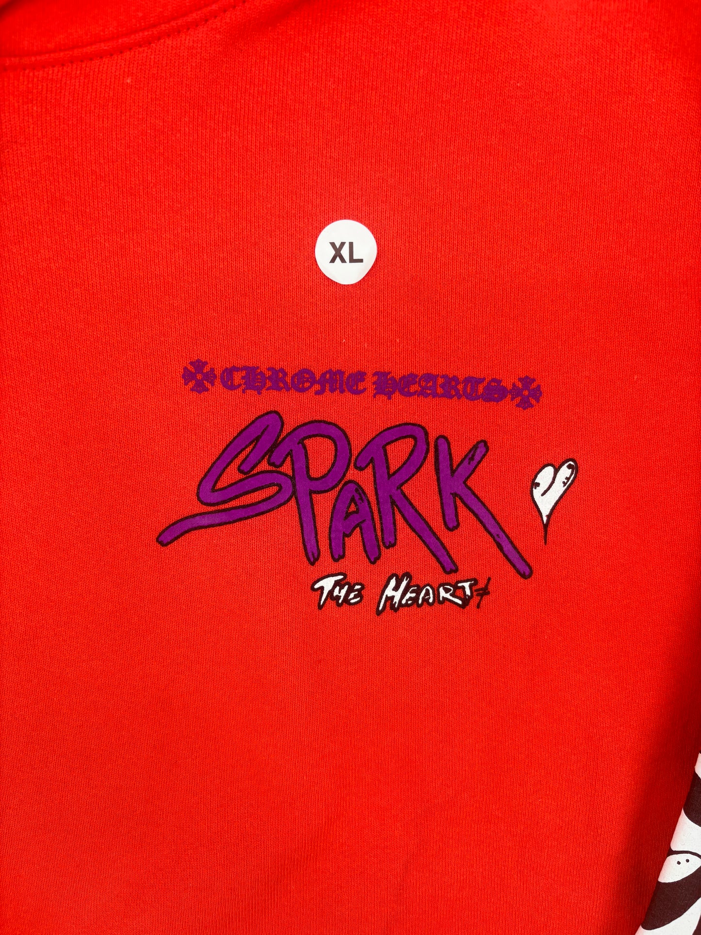 Chrome Hearts Matty Boy "Sadistic Lipstick" Red Pullover Hoodie Size XL