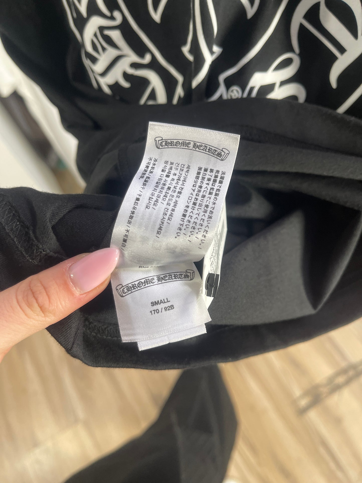 Chrome Hearts Horse Shoe Logo Pocket T-Shirt Black