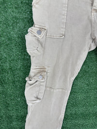 MNML Multi-Pocket Beige Cargo Pants Size 36 (Gently Used)