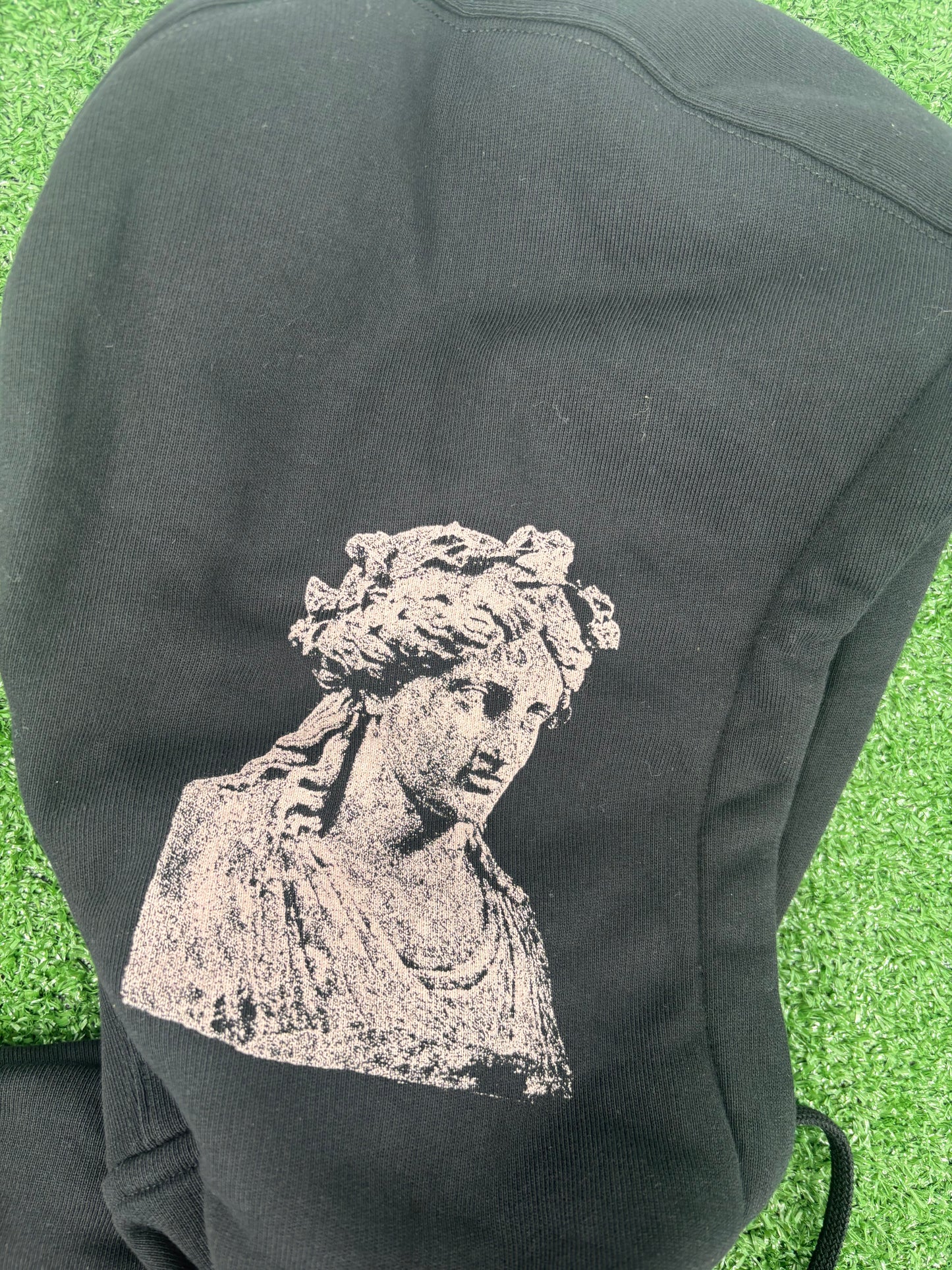 Givenchy Men's Boxy 'Tarot' Black Full-Zip Hoodie Size XXL