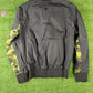 Bape X Fred Perry Black Harrington Jacket Size Large