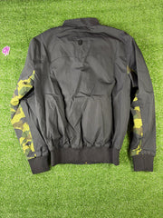 Bape X Fred Perry Black Harrington Jacket Size XL
