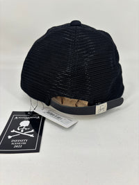 Mastermind World 'Love & Peace' Black Trucker Hat Size Medium (MSRP: $356.30)