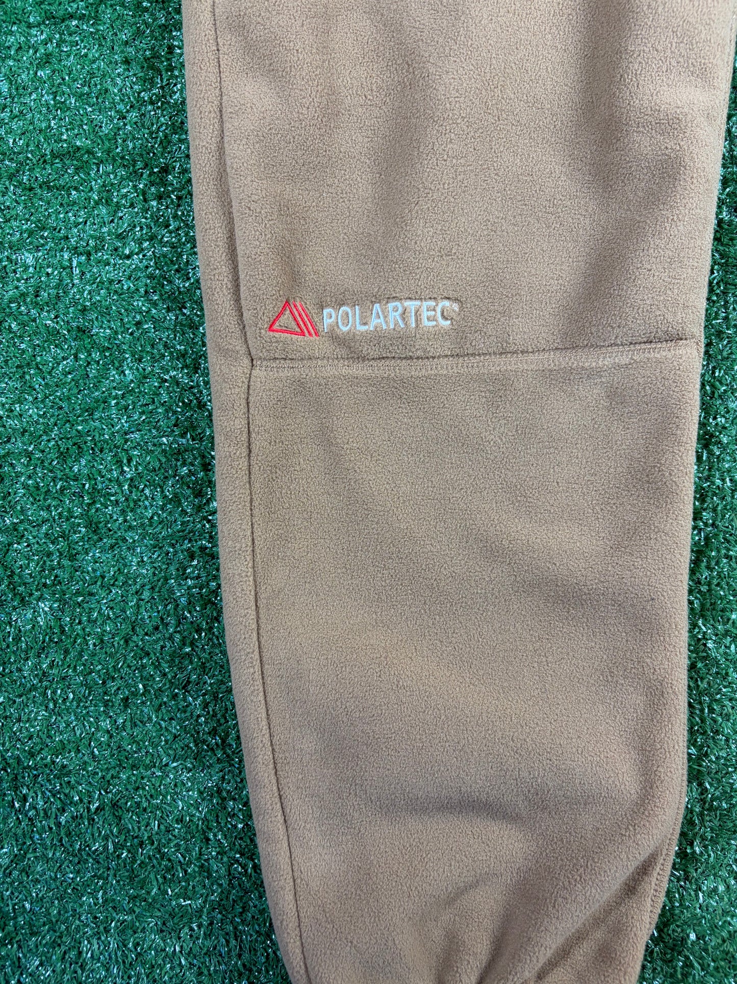 BAPE PolarTech Fleece Beige Drawstring Pants Size Large