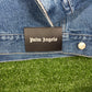 Palm Angels Indigo Track Denim Jacket Size XL (MSRP: $825)