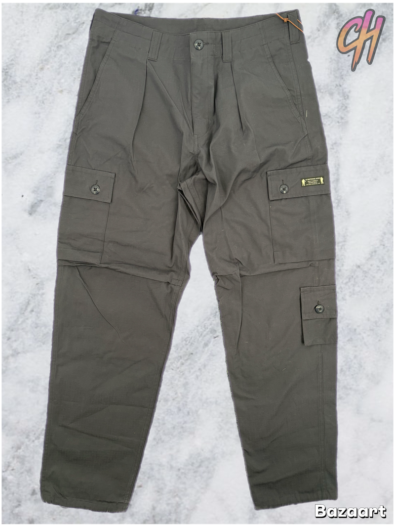 Bape 'Dev-Ops' Nevy Cargo Pants Size Large