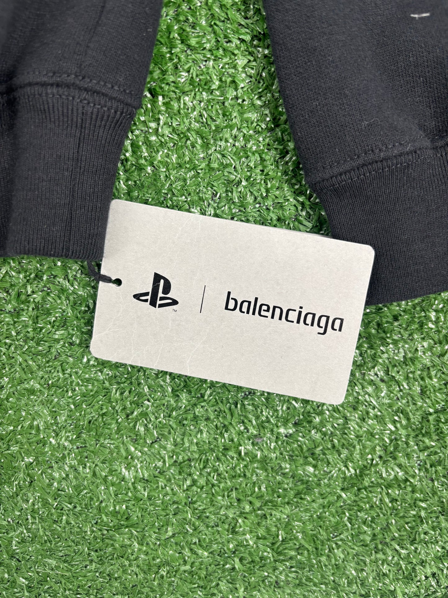 Balenciaga x Playstation Hoodie Black Size Medium