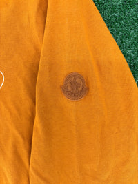 Moncler Orange Oval Logo Long Sleeve Shirt Size XL(MSRP: $440)