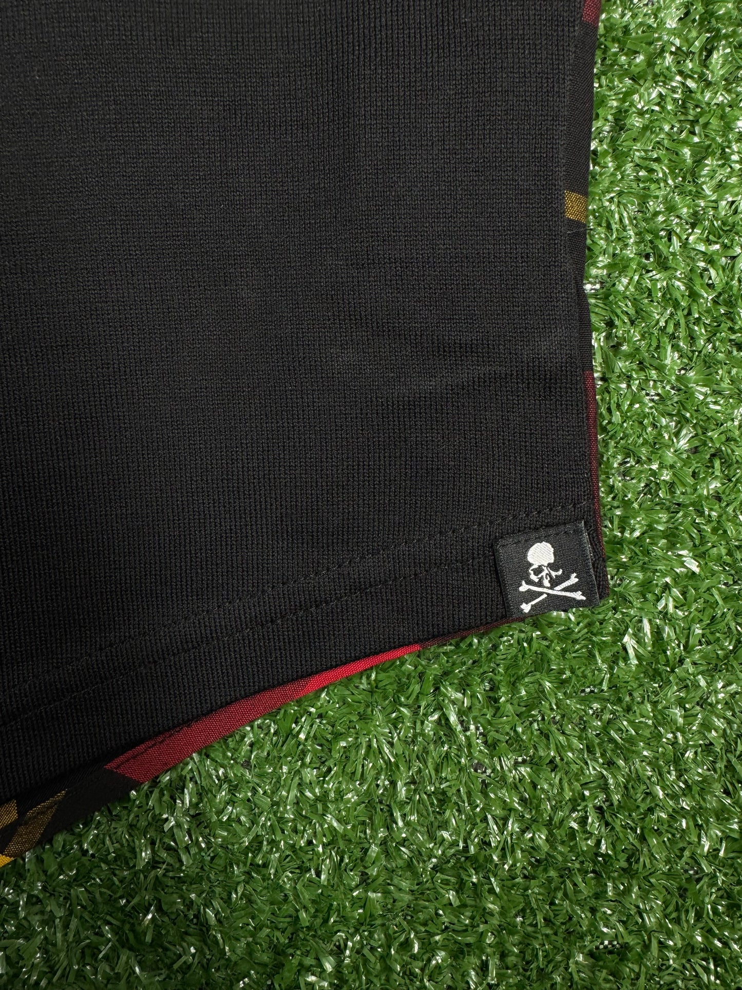 Mastermind Vs. Bape Red 2-Color Check T-Shirt Size Small