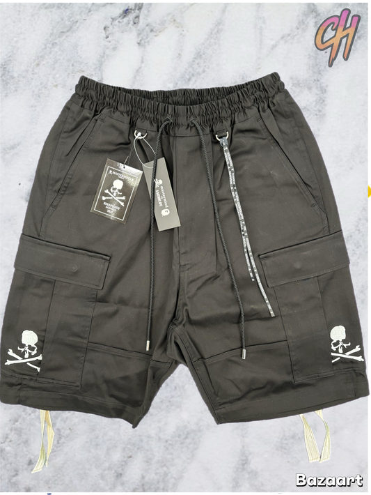 Mastermind Masterseed Black Cargo Short Pants Size Medium (MSRP: $1,409)