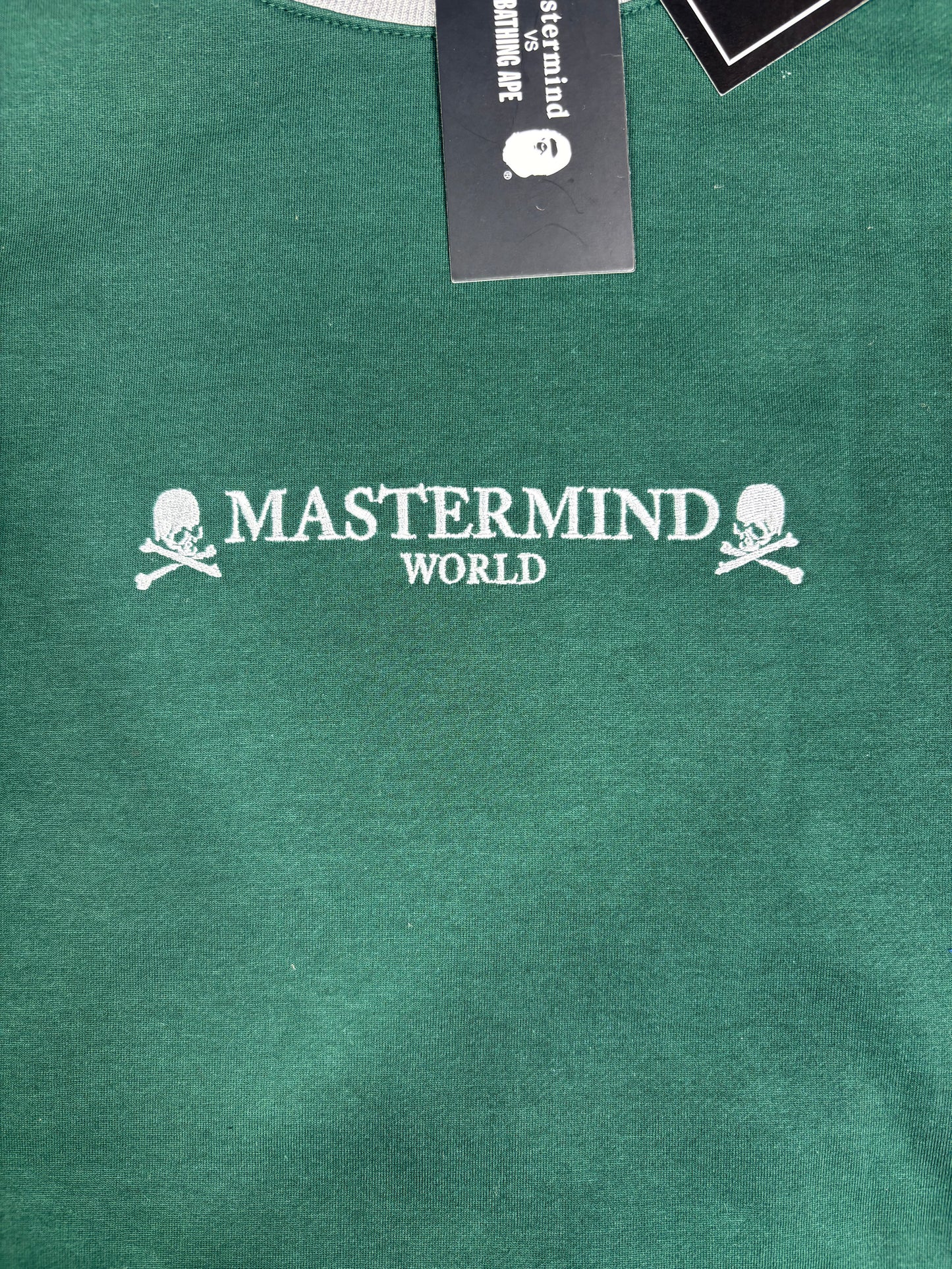 Mastermind World Vs. Bape Multi-Colored Crewneck Sweater Size Large