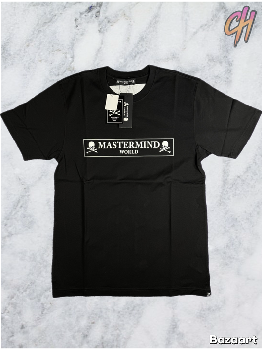 Mastermind Vs. Bape Boxed Logo Black S/S T-Shirt Size Large