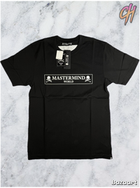 Mastermind Vs. Bape Boxed Logo Black S/S T-Shirt Size Small