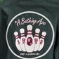 Bape X END. 'Bowling Pins' Green Varsity Jacket Size XL