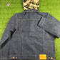 Bape APC 1st Camo Hooded Denim Jacket Size XL