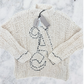 Palm Angels Butter Black Knitted A Sweater Size XS (MSRP: $1,232.00)