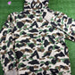 BAPE x A.P.C. Beige Camo Pullover Hoodie Size XXXL