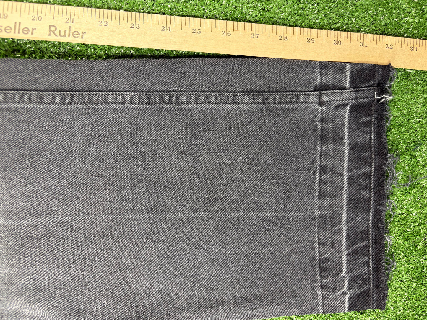 Rhude Beach Bum Black Denim Jeans MSRP $740