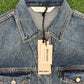 Palm Angels Sunrise Cobalt Denim Jacket Size Small (MSRP: $690.00)