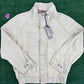 Palm Angels Dirtybull Mulholland Beige Denim Jacket Size Large (MSRP: $925.00)