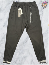 Mastermind Color Ribbed Black Track Pants Size Large (MSRP: $1,279)