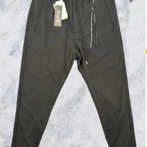 Mastermind Color Ribbed Black Track Pants Size Large (MSRP: $1,279)