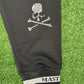 Mastermind Color Ribbed Black Track Pants Size Large (MSRP: $1,279)