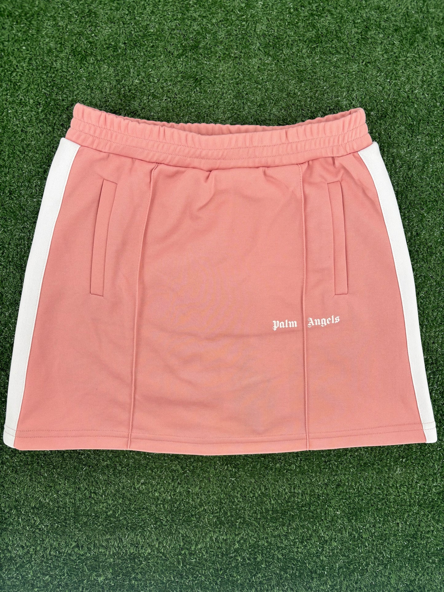 Palm Angels Girls Track Skirt Pink White  MSRP:$260.00