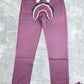 Bape Shark Burgundy Slim Fit Sweatpants Size Large